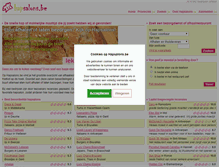 Tablet Screenshot of hapsalons.be